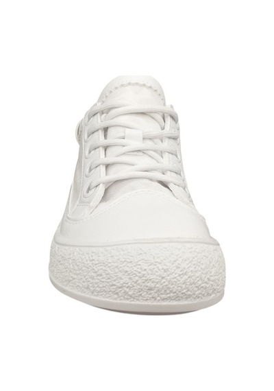 Kadın Sneaker Spor Ayakkabı Desenli Günlük Rahat Poli Taban 2 Cm Topuk Flet 35z Beyaz