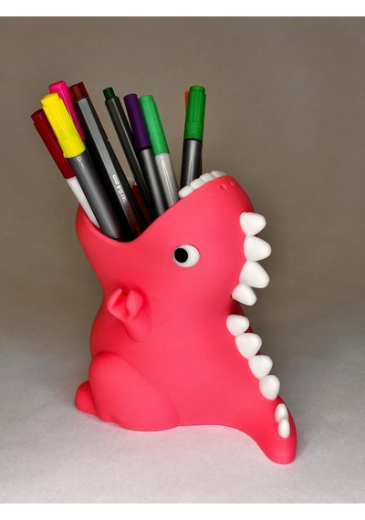 Kalemlik -pembe Dino Masaüstü Kalemlik Diğer