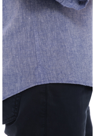 Slim Fit Uzun Kol Yaka Düğmeli Nefes Alan Keten Hediye Kutulu Erkek Gömlek Fs-004548 - Saks Mavi-3233 Slim Fit Uzun Kol Yaka Düğmeli Nefes Alan Keten Hediye Kutulu Erkek Gömlek Fs-004548 - Saks Mavi-3233