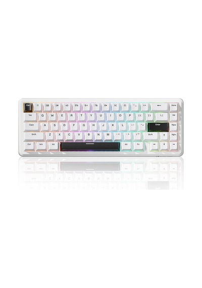 X65 He Manyetik Anahtarlı 65% Gaming Klavye 8000 Hz Ultra Hızlı Tepki, 0.01 Mm Rapid Trigger Hassasiyeti, Pbt Tu