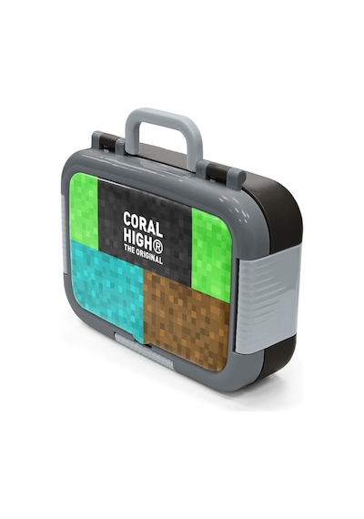 Coral High Kids Craft Desenli Paslanmaz Çelik Beslenme Kabı 39116 Yeşil