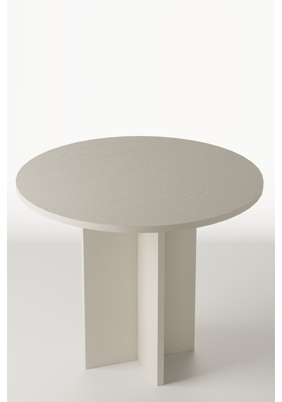 Harmony Sora Oval Masa 90x75x90 Cm Aytaşı Sadece Masa - Modern Tasarım Antrasit
