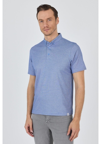 Saks Kısa Kol Düz Suprem Polo Yaka Cepsiz Pamuklu Casual Slim Fit Tişört 1011250160 602 Saks