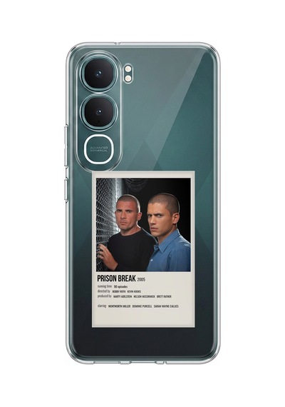 Vivo Y31 5g Uyumlu Prison Break Tasarımlı Baskılı Silikon Kılıf