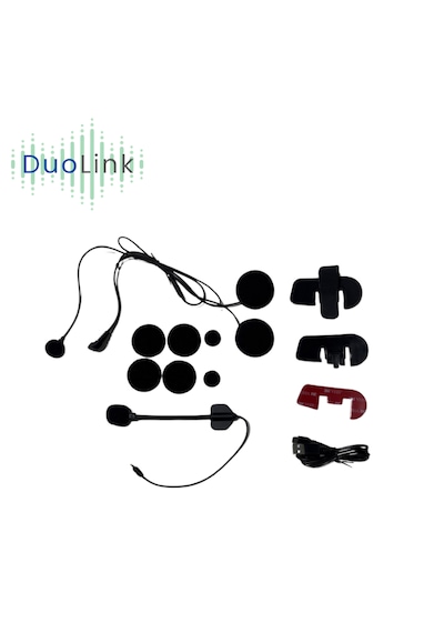 DuoLink X08 İnterkom Bluetooth Motosiklet Kulaklık Kask Intercom Akıllı Telefon Destekli Sesli Yanıt