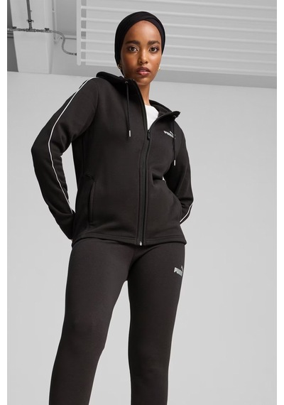 Puma Metallic Tracksuit Siyah Kadın Eşofman Takımı - 683046 01 Siyah