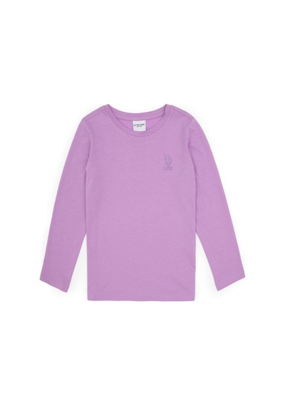 U.s. Polo Assn. Kız Çocuk Lila Tişört Basic 50317923-vr034 Lıla