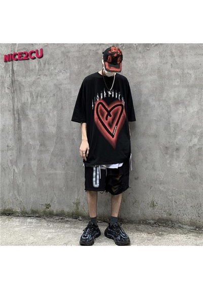 Noıssey 2023/2024 Köstebek Sokak Trend Tasarım Harajuku/gotik Sezon Adj47-2193 T-shirt Renk