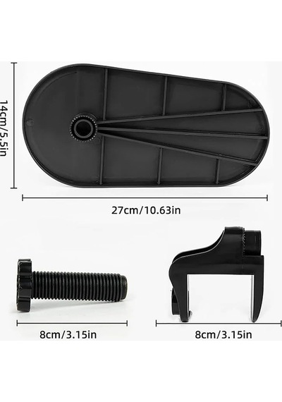 Coverzone Ergonomik Ayarlanabilir Masa Kol Dayanağı Ve Döner Mouse Pad Tutucu, Masaya Takılan Bilek Ve Ön Kol Deste