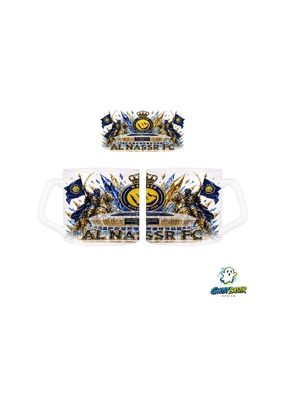 Ghostbastır Desıgn Al Nassr F.c. Kupa Bardak Tek Adet 0937 Çok Renkli