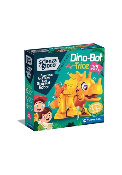 Mey İthalat 75074 Robotik Laboratuvarı - Dinobot Triceratops +5 Yaş