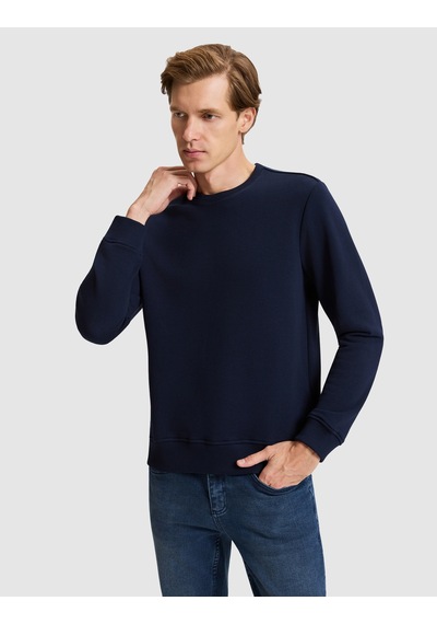 Pierre Cardin Lacivert Regular Fit Basic Sweatshirt 50334023 Vr033