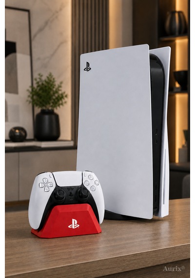 Playstation Dualsense Joystick Standı - Joystick Kol Tutucu Kırmızı