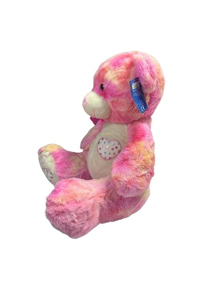 Halley Peluş Ayı Oturan 35 Cm 25569 Pembe Çok Renkli