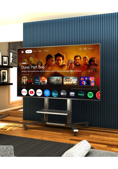 Cletech Raflı LCD TV / Monitör / Akıllı Tahta Ekranı Sehpası 55” – 86”