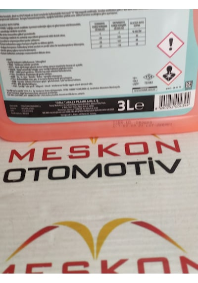 Total Glacelf Auto Supra Antifriz 3 Litre Üretim Ekim2021