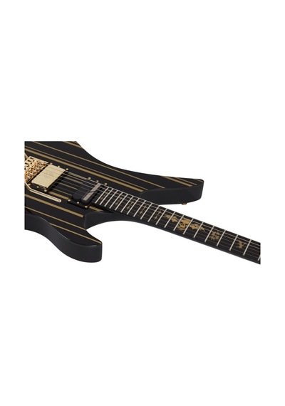 Schecter Synyster Custom Fr Elektro Gitar (Gloss Black & Gold