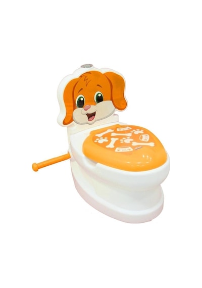 Turuncu Eğitici Köpek Klozet