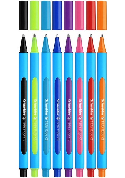Slider Edge Xb Tükenmez Kalem 8 Renk Standlı 1 Paket Line-up 0.4 mm İnce Uçlu Keçeli Kalem 8 Renk 1 Paket