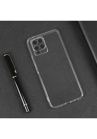 Realme 8 Kılıf Zore Süper Silikon Kılıf Renksiz (545868306) Renksiz