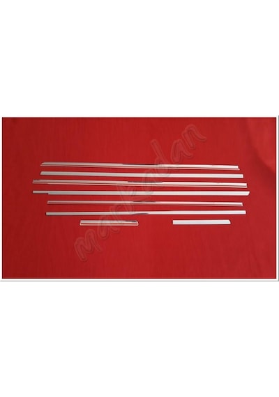 Db Chrome Mercedes Viano W639 Kısa Şasi Cam Çıtası Nikelajı 2004-2014 8 Parça P.çelik