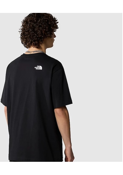 The North Face Essential Oversize Simple Dome Erkek T-shirt Siyah-siyah