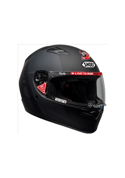 Motorsiklet Kask Sticker Seti Reflektif Parlama Özellikli