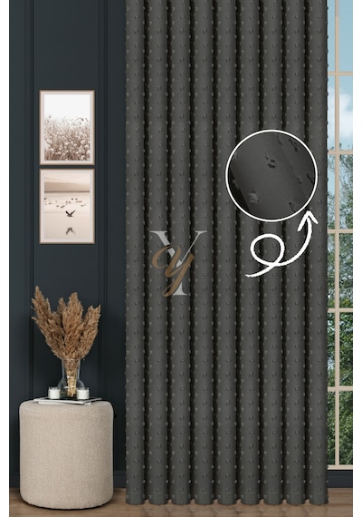 Armani Fon Perde V-680 Gri Gri