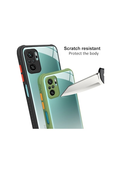 Xiaomi Redmi Note 10 Pro Kilif Lens Korumali Arkasi Seffaf Kapak 473452058
