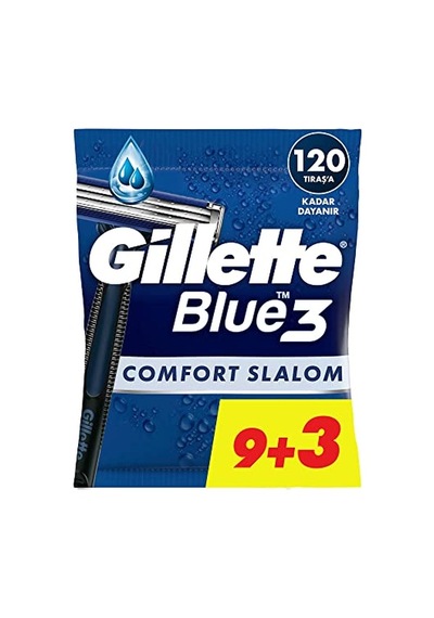 Gillette Blue3 Slalom Kullan At Tıraş Bıçağı 12'li