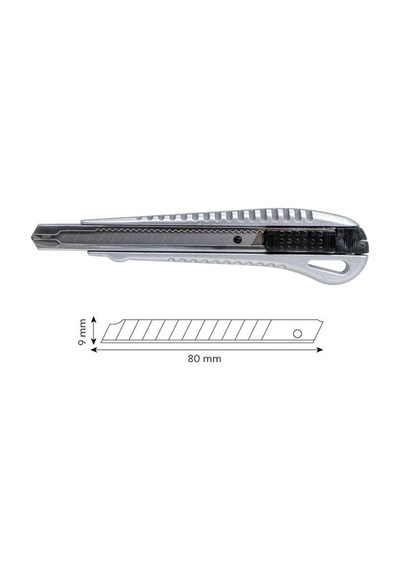 Sx-96 Dar Tip Metal Maket Bıçağı 9 Mm