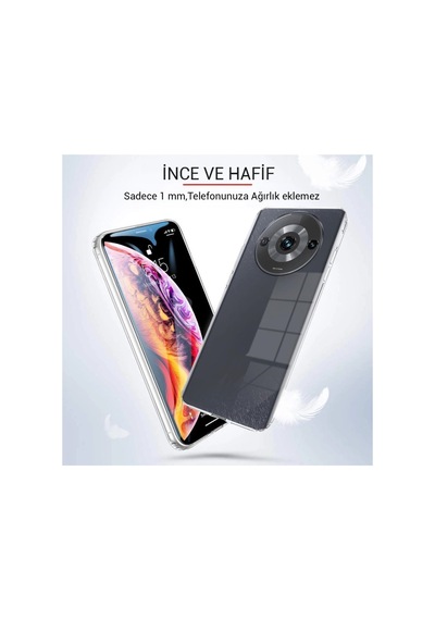 A3 4g Kılıf Lüx Şeffaf Silikon