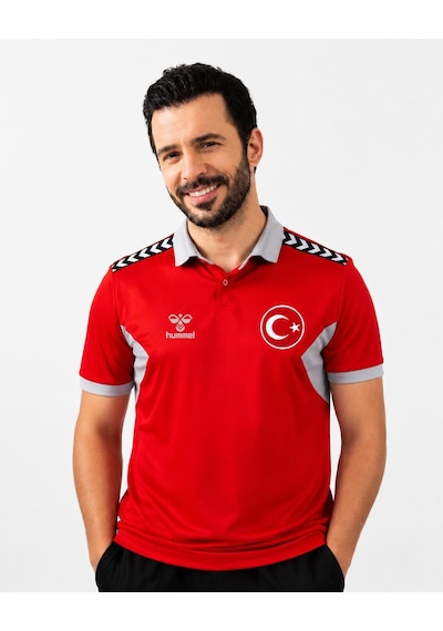 Hummel Otantik Milli Takım Kamp Tişört Kırmızı