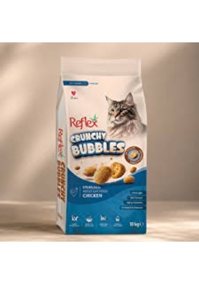 Reflex Crunchy Bubbles Tavuklu Kısır Yetişkin Kedi Maması 10 Kg