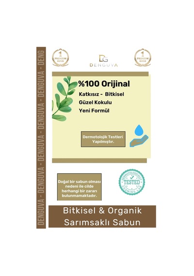 Lüks %100 Doğal Güzel Kokulu El Yüz Saç Vücut Cilt Orijinal Bitkisel Sarımsaklı Sabun 120g - 10 Adet