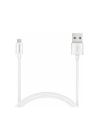 Concord C-321 2.1a 100cm Micro Usb Data Ve Şarj Kablosu - Beyaz