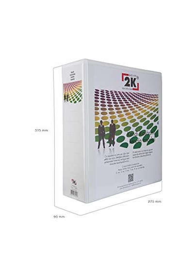 904b Klasör A4 Pvc/plastik Tanıtım/sunum/prezentasyon/arşiv Dosyası 9 Cm. Sırt 4 Halka D Mekanizma Kutu İçin 6 A Diğer