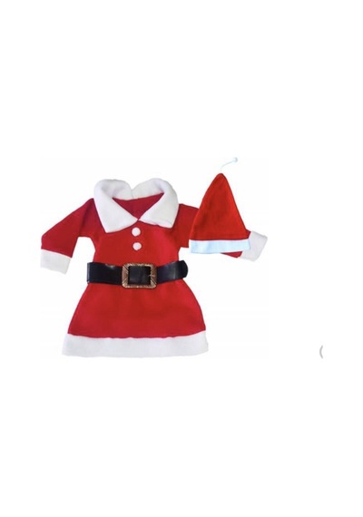 Kokosh Kidss Kız Çocuk Noel Elbisesi Christmas Kırmızı
