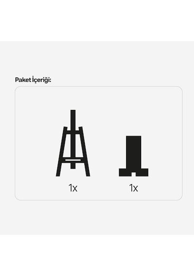 Domirus Plancore Desk Stand Masa Takvimi Standı Siyah