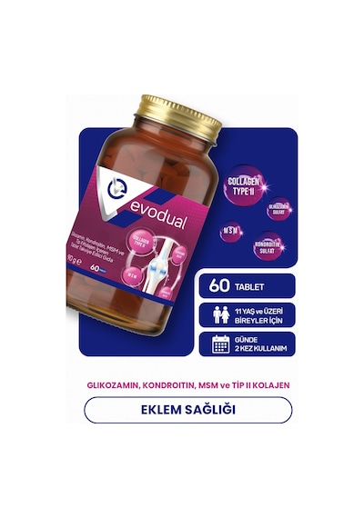 Evopharma Glukozamin , Kondroitin, Msm Ve Tip Iı Kolajen İçeren Takviye Edici Gıda