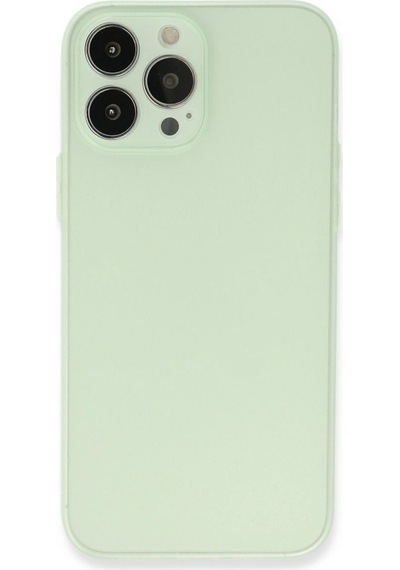 Apple Uyumlu   iPhone 13 Pro Kılıf Puma Silikon - Açık Yeşil