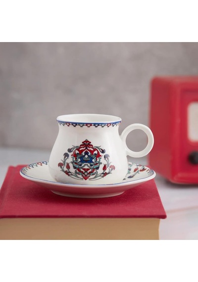 Hattat 6 Kişilik 90 Ml Kahve Fincanı Çok Renkli