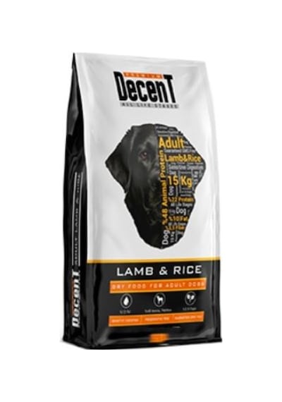 Decent Kuzu Etli Yetişkin Köpek Maması 15 KG