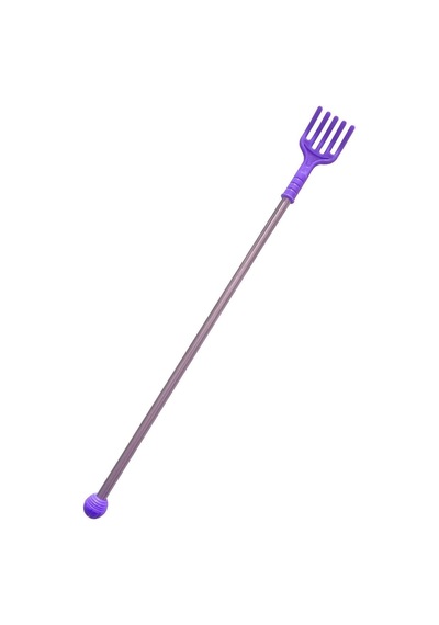 Sırt Kaşıma Çubuğu Sırt Kaşıyıcı Metal Saplı Kaşıma Aleti Lilla Karışık