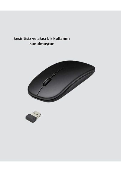 Mey İthalat Kablosuz Mouse Gelişmiş Optik Sensör, Profesyonel Ve Oyun Kullanımına Uygun