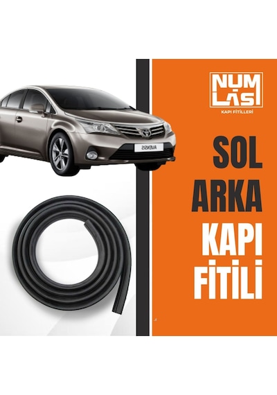 Toyota Avensis 2010-2014 Sol Arka Kapı Fitili-a Kalite-numlas-nm5634