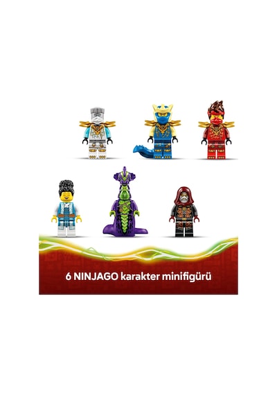 LEGO® NINJAGO® Ninja Aracı Ağaç Ev Savaşı 71857 - 7 Yaş ve Üzeri Çocuklar için 6 Minifigür İçeren Oyuncak Yapım Seti (642 Parça)