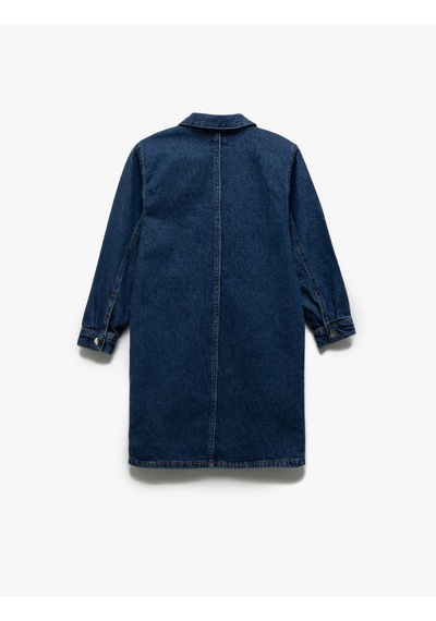 Koton Pamuklu Cep Detaylı Oversize Denim Gömlek Yaka Elbise Orta İndigo 5skg80012ad İndigo Koton Pamuklu Cep Detaylı Oversize Denim Gömlek Yaka Elbise Orta İndigo 5skg80012ad İndigo