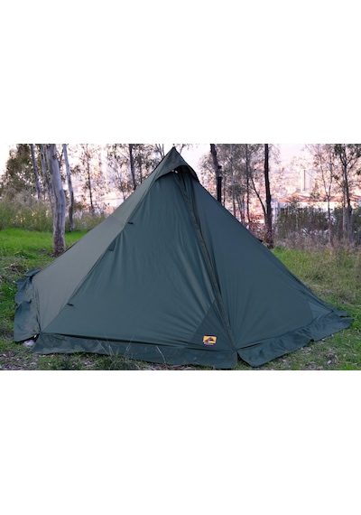 Bushlove Mega Xl Hot Tent Teepee Soba Çıkışlı Çadır V2 Haki