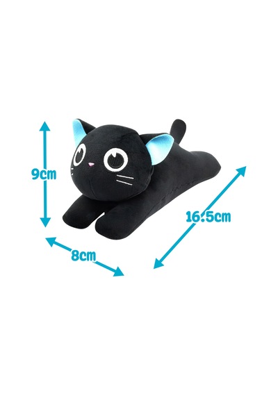 Silverlit Kneady Kitty Etkileşimli Pelüş Kedi Siyah 89276 Çok Renkli